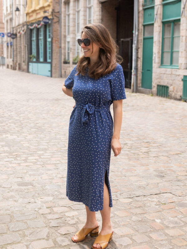 robe allaitement longue pois oh, jacky o atelier belette