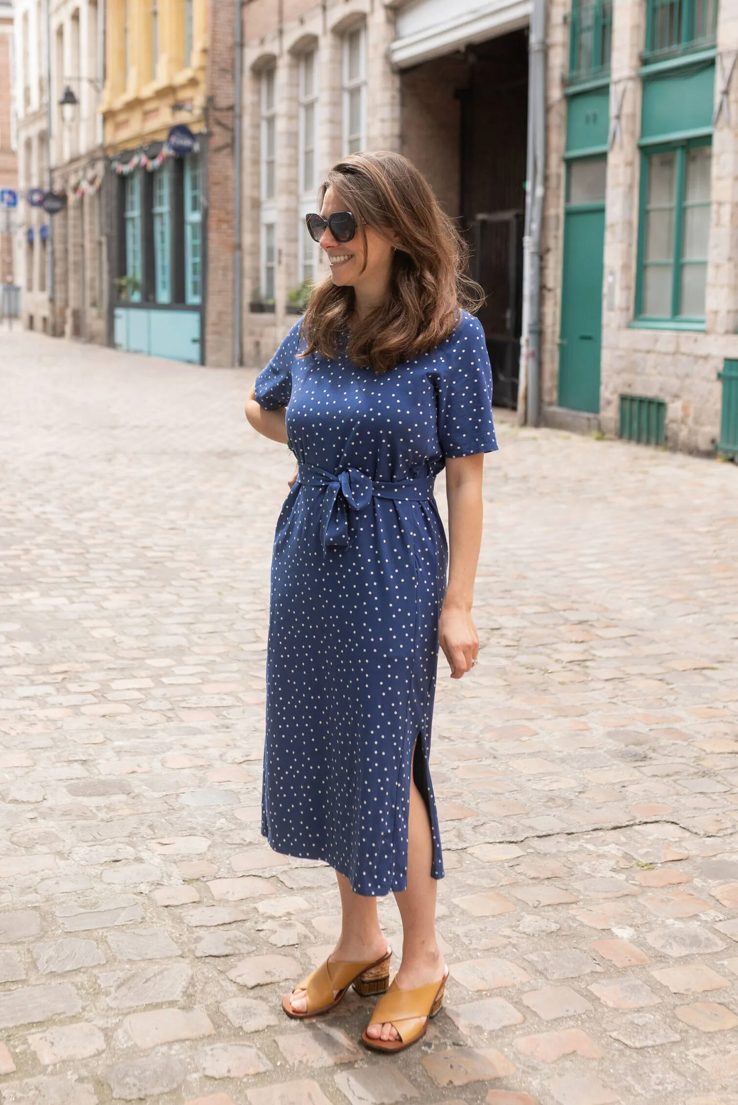 robe allaitement longue pois oh, jacky o atelier belette