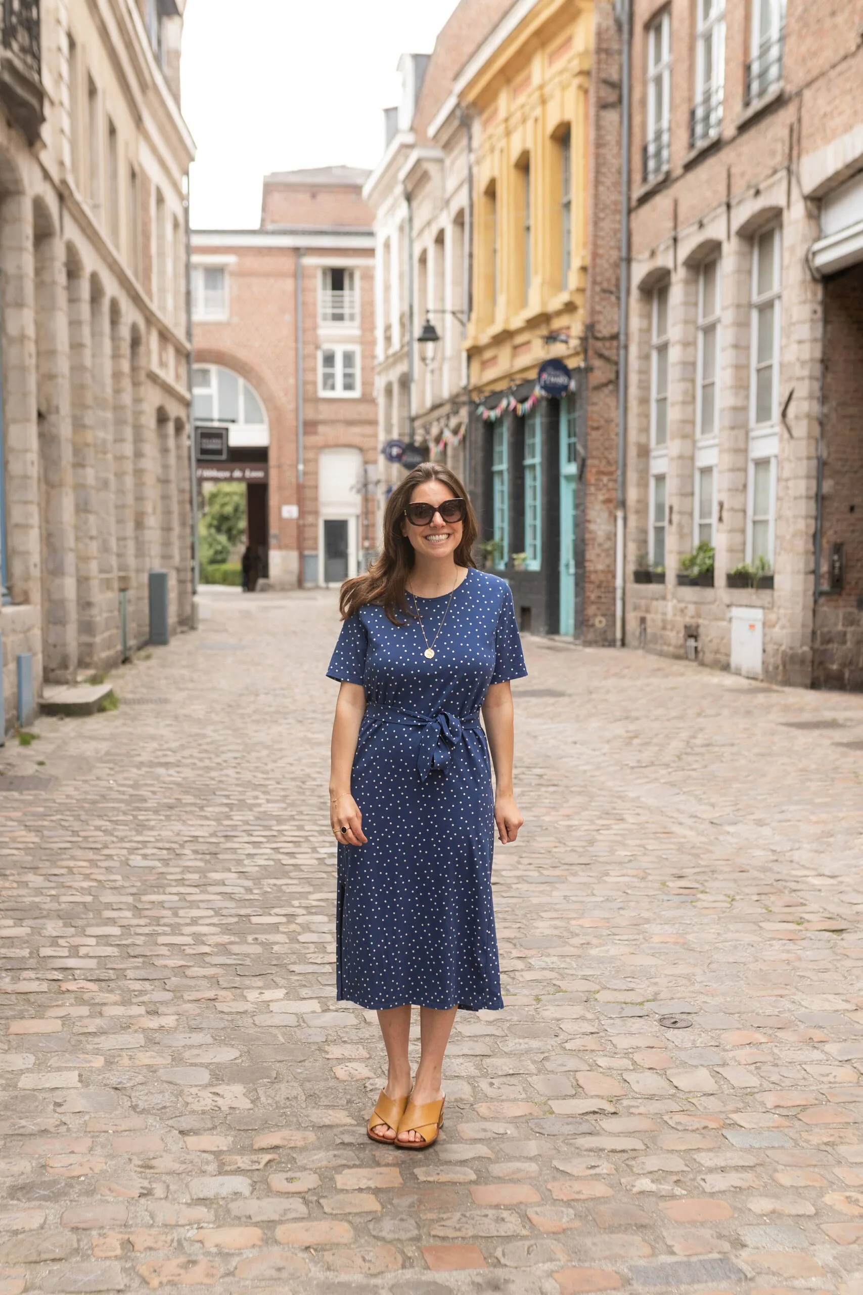 robe allaitement longue pois oh, jacky o atelier belette