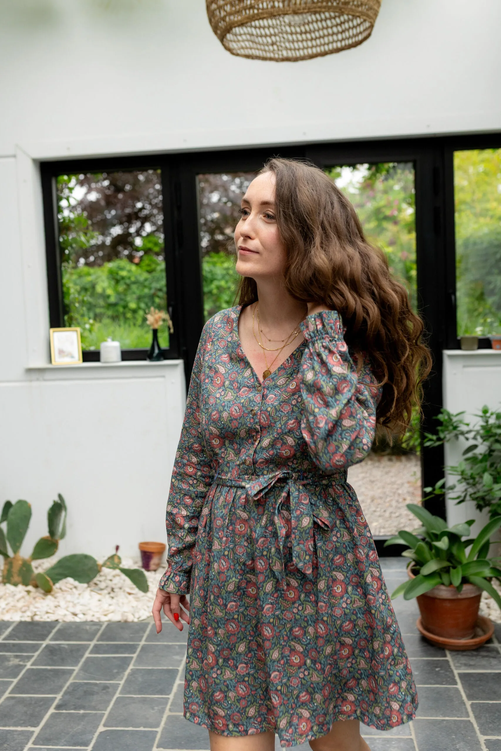 robe allaitement imprimé indien atelier belette jaipur folk