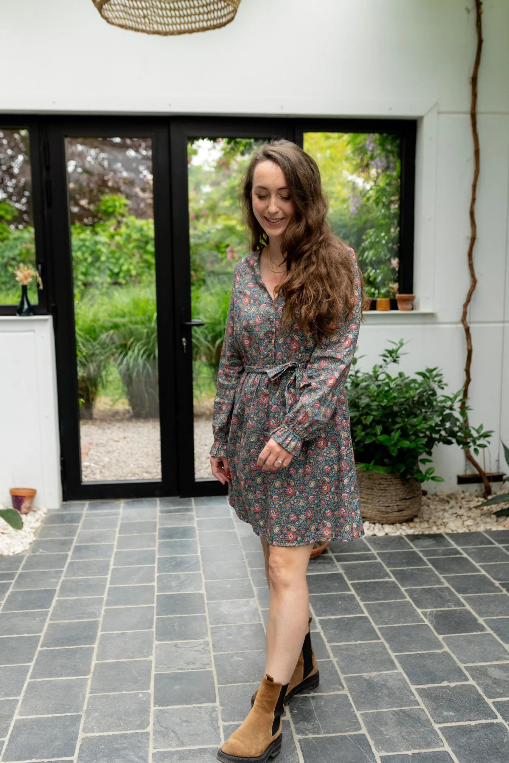 robe allaitement imprimé indien atelier belette jaipur folk